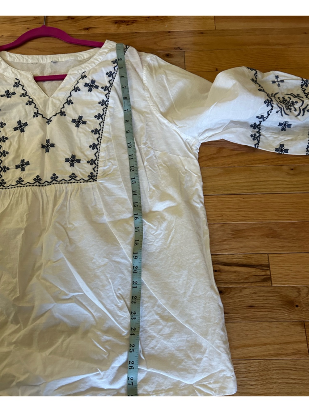 Croft & Barrow - White Embroidered Cotton Top - Picture 5 of 9